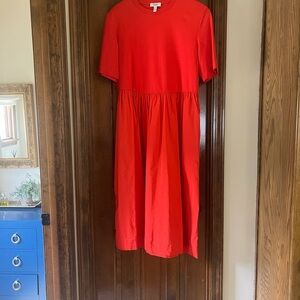 COS Red Midi Dress